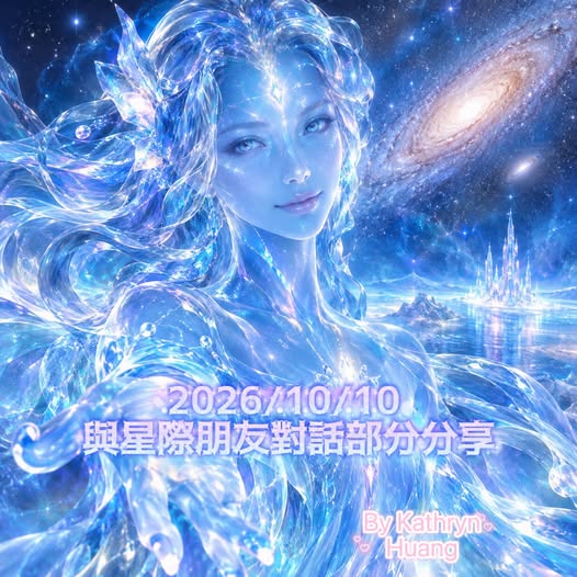 2026/10/10  與星際朋友今日部分對話分享。By Kathryn Huang
